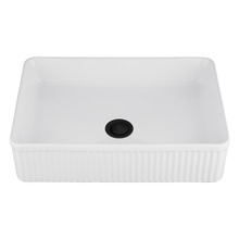 Anika 500mm Ceramic Above Counter Basin with Pop-Up Waste